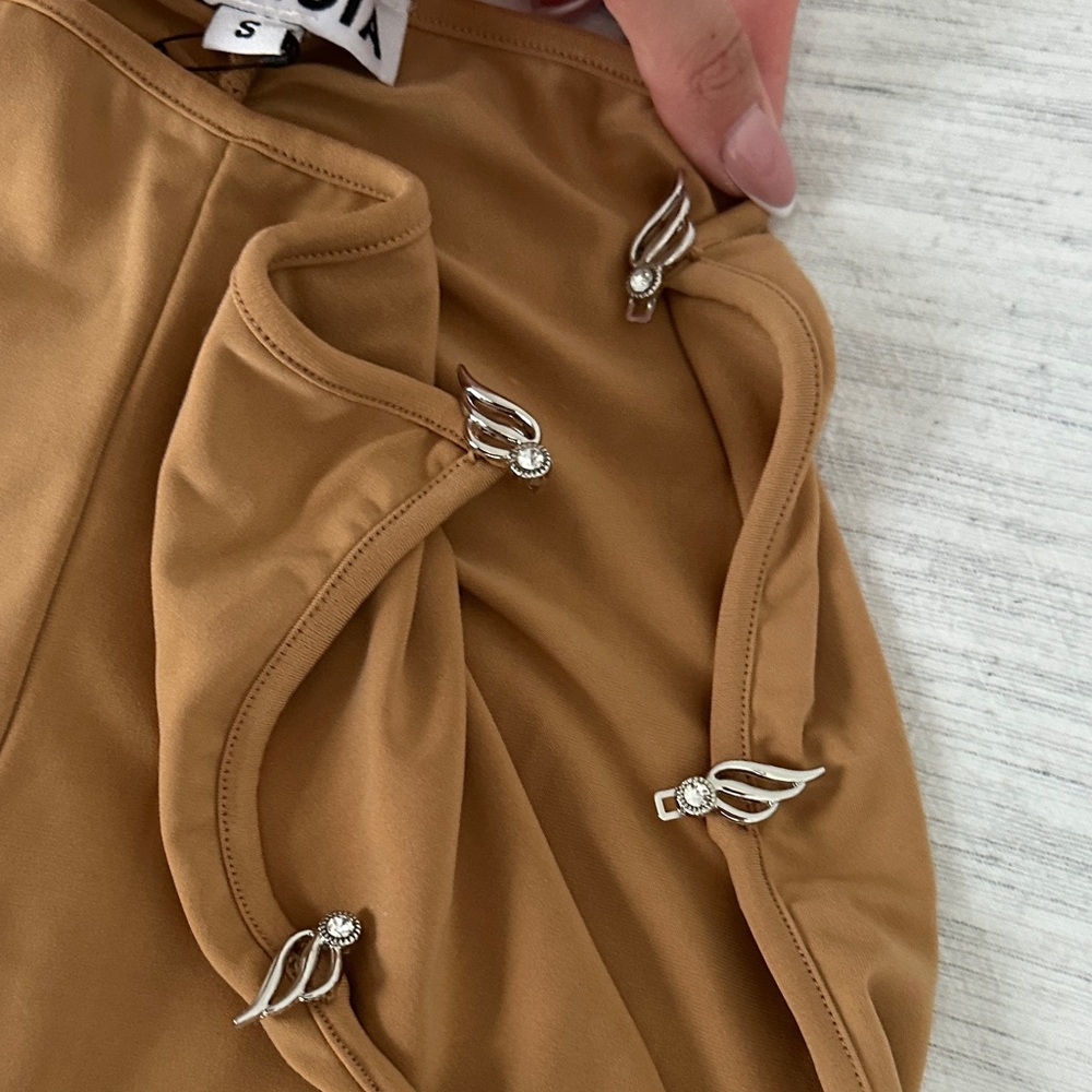 I.AM.GIA Women's Camel Set Top XS Bottom S - Picture 8 of 8